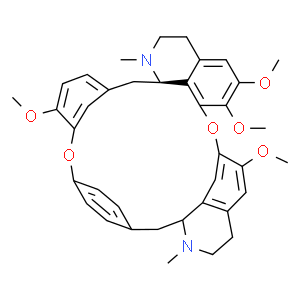 粉防己堿；漢防己甲素
